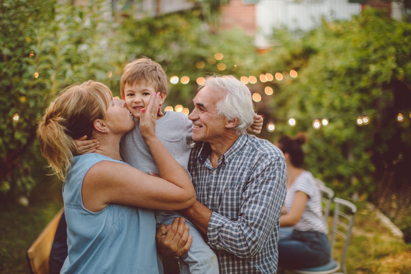 Thanksgiving with grandparents